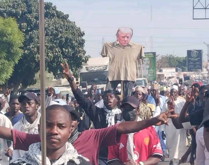 Shaite group Protest in Kano, condemn Trump over alleged statement on attacking Nigeria