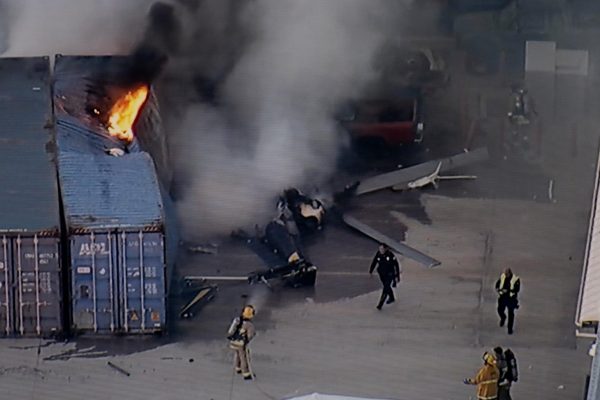 Helicopter crashes in fireball, k!lling 3 at scene where bus crash had just k!lled 2