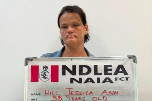 South African woman Jessica Ann sentenced to 25 years in prison by Nigerian court for importing 5.75kg of heroin