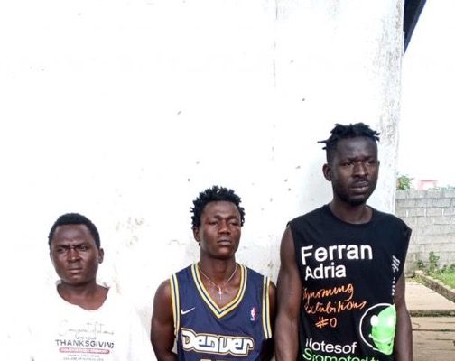 OPEP troops arrest three suspected drug peddlers in Plateau
