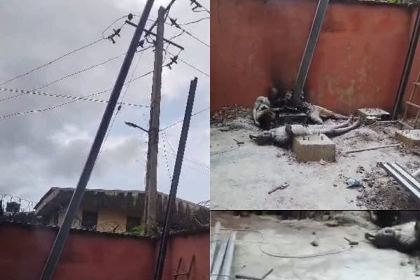 Three Borehole Workers Electrocuted in Onitsha as Iron Pole Touches High-Voltage Power Line.