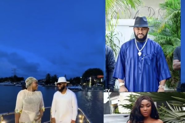 Rita Edochie throws subtle shade at Judy Austin after a viral video of Lizzy Gold dancing with Yul Edochie surfaces online.